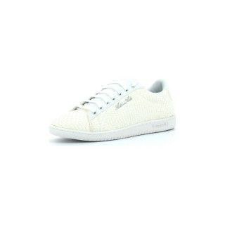 Vente Privee Le Coq Sportif Arthur Ashe Woven Optical Blanc - Chaussures Baskets Basses